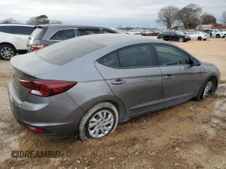 2019 Hyundai Elantra SE with VIN 5NPD74LFXKH489078, listed as a Copart auction lot 48174455 with 114,627 mi miles and Salvage Title. Bid and sale history available at DreamBid. Image 3.