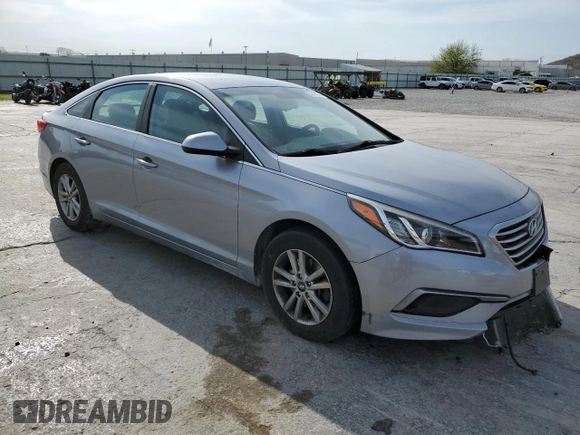 2016 Hyundai Sonata SE with VIN 5NPE24AF7GH267434, listed as a Copart auction lot 51478275 with 171,059 mi miles and Salvage Title. Bid and sale history available at carsss.com. Image 4.