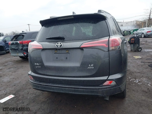 2018 Toyota RAV4 LE with VIN JTMBFREV0JJ223957, listed as a IAAI auction lot 41652810 with 144,629 mi miles. Bid and sale history available at carsss.com. Image 16.