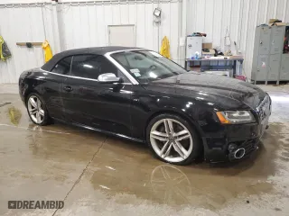 2012 Audi S5 Prestige with VIN WAUVGAFH2CN004687, listed as a Copart auction lot 53560325 with 61,976 mi miles and Salvage Title. Bid and sale history available at carsss.com. Image 4.