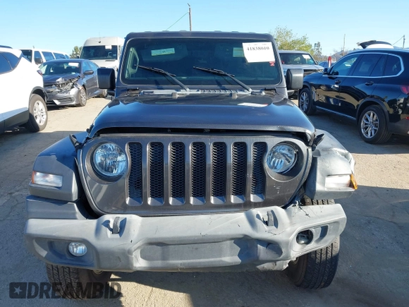 2018 Jeep Wrangler Unlimited Sport S z VIN 1C4HJXDG4JW132547, wystawiony jako IAAI lot #41838010 z przebiegiem 69 987 mil mil oraz . Historia ofert i sprzedaży dostępna na DreamBid. Obrazek 12.