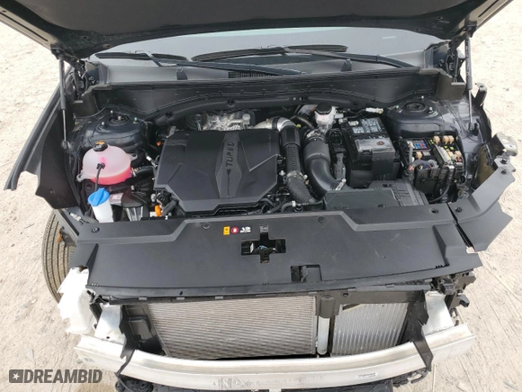 2024 Hyundai Santa Fe SE with VIN 5NMP14GL5RH055401, listed as a Copart auction lot 50745025 with 7,694 mi miles and Salvage Title. Bid and sale history available at carsss.com. Image 12.
