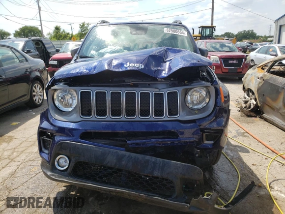 2021 Jeep Renegade Limited with VIN ZACNJDD15MPM95063, listed as a Copart auction lot 62900664 with 17,991 mi miles and Salvage title. Bid and sale history available at DreamBid. Image 5.