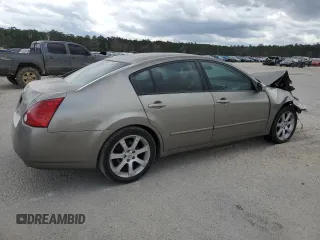 2006 Nissan Maxima 3.5 SE with VIN 1N4BA41E16C801072, listed as a Copart auction lot 47722035 with 0 mi miles and Salvage Title. Bid and sale history available at carsss.com. Image 3.