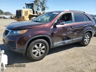 2013 Kia Sorento LX with VIN 5XYKTDA20DG310186, listed as a Copart auction lot 61505905 with 254,252 mi miles and Salvage title. Bid and sale history available at DreamBid. Image 1.