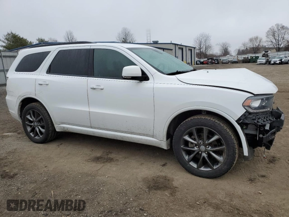 2018 Dodge Durango GT with VIN 1C4RDJDG6JC116862, listed as a Copart auction lot 48472335 with 86,674 mi miles and Salvage Title. Bid and sale history available at DreamBid. Image 4.