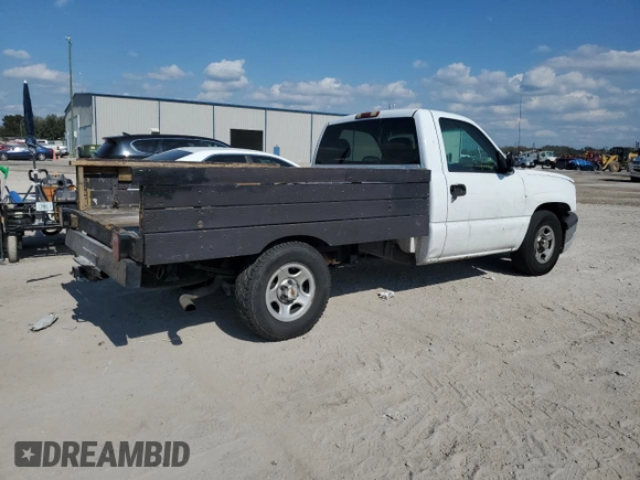 2004 Chevrolet Silverado 1500 Work Truck with VIN 1GCEC14X64Z229262, listed as a Copart auction lot 44209585 with 279,351 mi miles and Salvage Title. Bid and sale history available at carsss.com. Image 3.