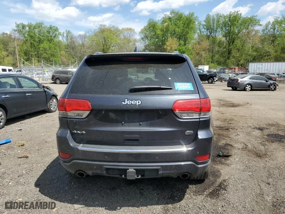 2014 Jeep Grand Cherokee Overland with VIN 1C4RJFCT1EC379867, listed as a Copart auction lot 54106375 with 217,908 mi miles and Clean Title. Bid and sale history available at carsss.com. Image 6.