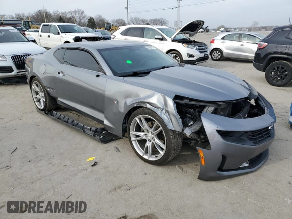 2020 Chevrolet Camaro 1LT with VIN 1G1FB1RSXL0129049, listed as a Copart auction lot 43091213 with 52,886 mi miles. Bid and sale history available at carsss.com. Image 4.