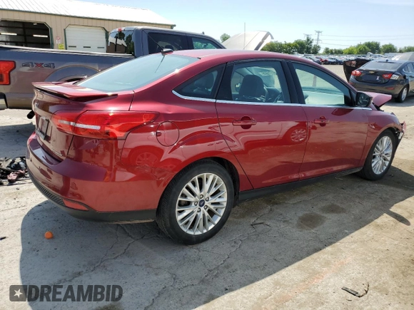2017 Ford Focus Titanium with VIN 1FADP3J28HL209081, listed as a Copart auction lot 59171635 with 120,201 mi miles and Salvage title. Bid and sale history available at DreamBid. Image 3.