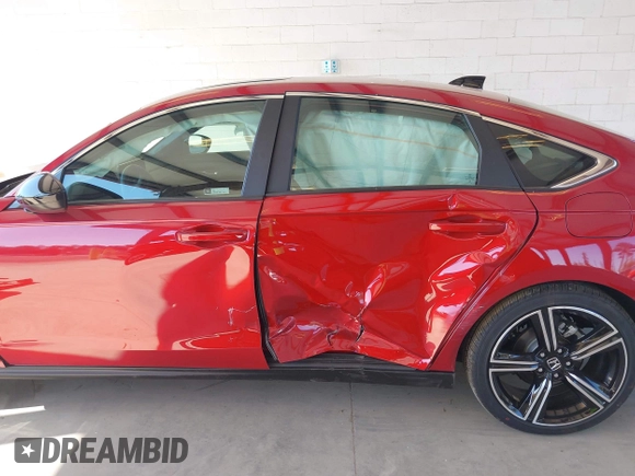 2025 Honda Accord Sport with VIN 1HGCY2F56SA005674, listed as a IAAI auction lot 42374923 with 5,278 mi miles and . Bid and sale history available at DreamBid. Image 6.