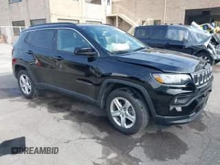 2023 Jeep Compass Latitude with VIN 3C4NJDBN1PT533202, listed as a IAAI auction lot 41545879 with 35,794 mi miles and . Bid and sale history available at DreamBid. Image 1.