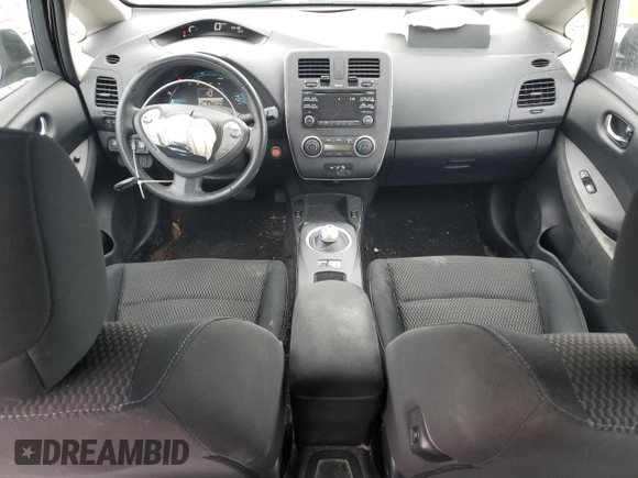 2015 Nissan LEAF SL with VIN 1N4AZ0CP9FC322927, listed as a Copart auction lot 88519705 with 58,552 mi miles and Salvage Title. Bid and sale history available at DreamBid. Image 8.