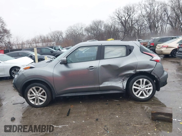 2016 Nissan Juke S with VIN JN8AF5MV4GT657953, listed as a IAAI auction lot 41689400 with 102,551 mi miles and . Bid and sale history available at DreamBid. Image 14.