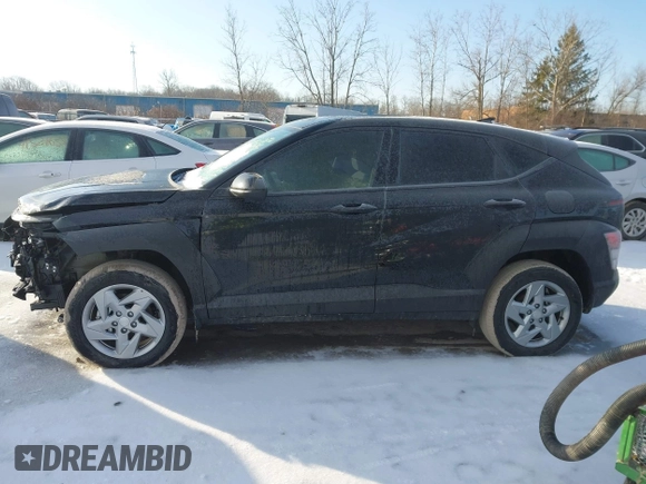 2025 Hyundai Kona SE with VIN KM8HACAB5SU213115, listed as a IAAI auction lot 41535505 with 4,906 mi miles. Bid and sale history available at carsss.com. Image 14.