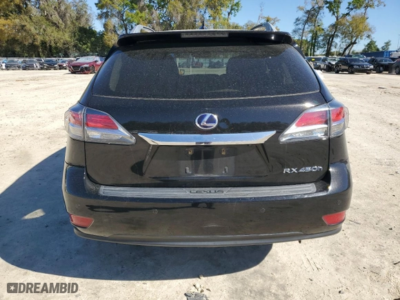 2015 Lexus RX 450h with VIN 2T2BC1BA9FC002626, listed as a Copart auction lot 49905495 with 103,986 mi miles and Salvage Title. Bid and sale history available at carsss.com. Image 6.
