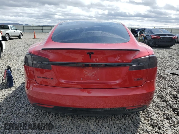 2016 Tesla Model S 90D with VIN 5YJSA1E43GF141843, listed as a Copart auction lot 51788965 with 59,744 mi miles and Salvage Title. Bid and sale history available at DreamBid. Image 6.