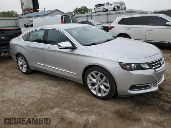 2015 Chevrolet Impala LTZ with VIN 2G1165S39F9235088, listed as a Copart auction lot 53745575 with 129,769 mi miles and Salvage Title. Bid and sale history available at DreamBid. Image 4.