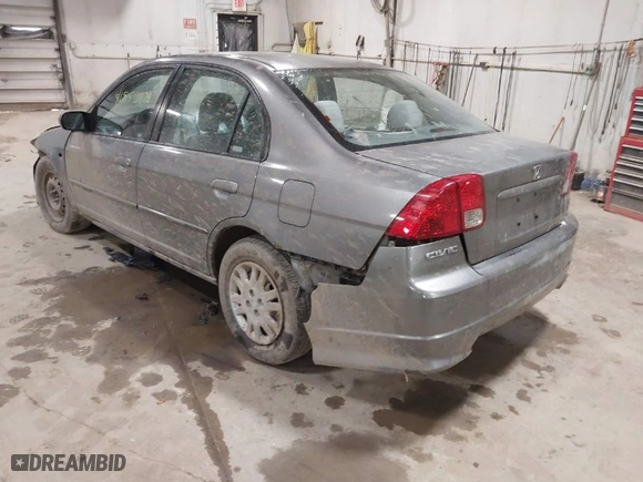 2004 Honda Civic LX with VIN 1HGES16534L020337, listed as a IAAI auction lot 41853178 with 1 mi miles. Bid and sale history available at carsss.com. Image 3.