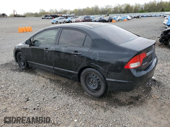 2011 Honda Civic LX with VIN 2HGFA1F53BH526297, listed as a Copart auction lot 53822925 with 156,639 mi miles and Salvage Title. Bid and sale history available at DreamBid. Image 2.