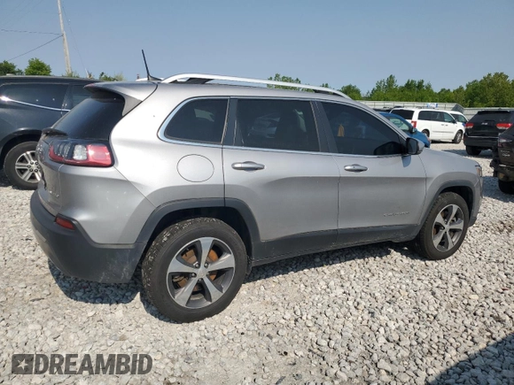 2019 Jeep Cherokee Limited with VIN 1C4PJMDX4KD480128, listed as a Copart auction lot 59059285 with 50,643 mi miles and Clean title. Bid and sale history available at DreamBid. Image 3.