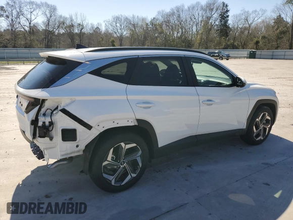 2024 Hyundai Tucson SEL with VIN 5NMJF3DE8RH369857, listed as a Copart auction lot 48355605 with 6,364 mi miles and Salvage Title. Bid and sale history available at carsss.com. Image 3.