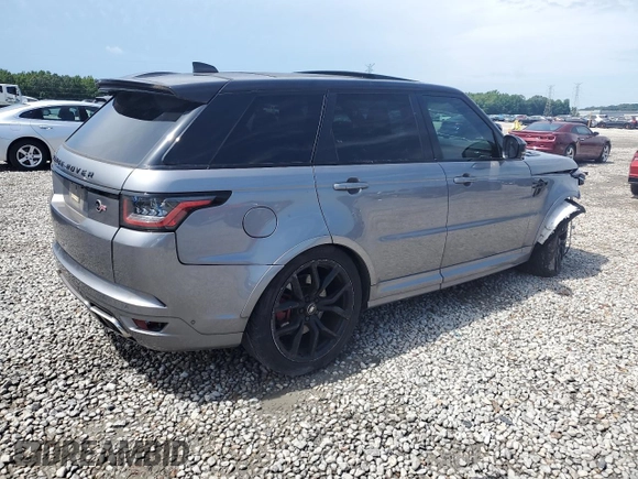 2020 Land Rover Range Rover Sport SVR z VIN SALWZ2RE9LA729082, wystawiony jako Copart lot #61613465 z przebiegiem 43 534 mil mil oraz Szkoda całkowita • Salvage title. Historia ofert i sprzedaży dostępna na DreamBid. Obrazek 3.