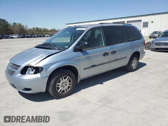 2006 Dodge Grand Caravan SE z VIN 1D4GP24R26B709303, wystawiony jako Copart lot #50552515 z przebiegiem 107 591 mil mil oraz Szkoda całkowita • Salvage title. Historia ofert i sprzedaży dostępna na DreamBid. Obrazek 1.