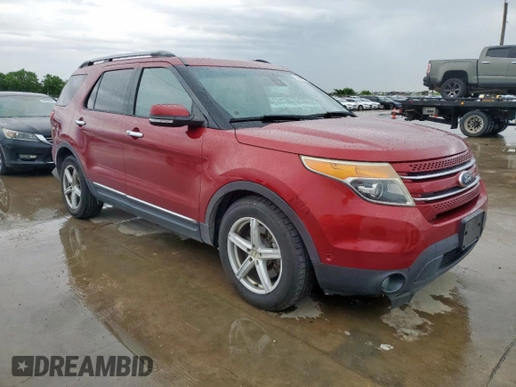 2015 Ford Explorer Limited with VIN 1FM5K7F8XFGA53709, listed as a Copart auction lot 55609715 with 188,467 mi miles and Salvage Title. Bid and sale history available at carsss.com. Image 4.