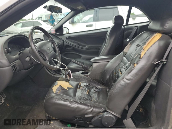 2002 Ford Mustang GT Deluxe with VIN 1FAFP45X32F166506, listed as a Copart auction lot 59657675 with 163,976 mi miles and Salvage title. Bid and sale history available at DreamBid. Image 7.
