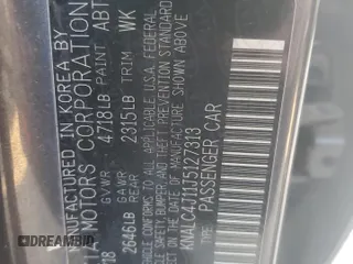 2018 Kia Cadenza Premium with VIN KNALC4J11J5127313, listed as a Copart auction lot 73048234 with 101,171 mi miles and Salvage Title. Bid and sale history available at carsss.com. Image 14.