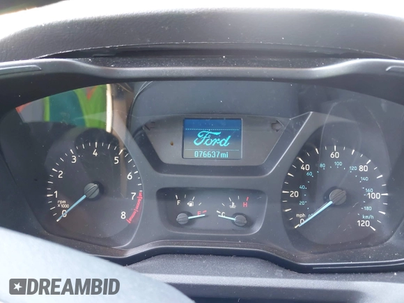 2019 Ford Transit z VIN 1FTYR2YM5KKA41176, wystawiony jako IAAI lot #41594906 z przebiegiem 76 637 mil mil oraz . Historia ofert i sprzedaży dostępna na DreamBid. Obrazek 7.