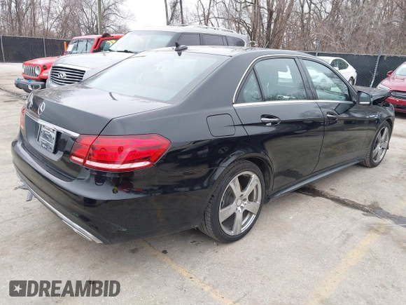 2014 Mercedes-Benz E 350 Sport with VIN WDDHF5KB6EB001667, listed as a IAAI auction lot 41531868 with 95,727 mi miles and . Bid and sale history available at DreamBid. Image 4.