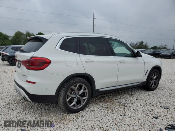 2021 BMW X3 sDrive30i z VIN 5UXTY3C05M9E06782, wystawiony jako Copart lot #51285785 z przebiegiem 38 357 mil mil oraz Szkoda całkowita • Salvage title. Historia ofert i sprzedaży dostępna na DreamBid. Obrazek 3.