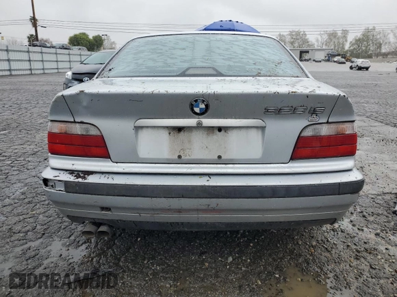 1998 BMW 3 Series 328is with VIN WBABG132XWET07045, listed as a Copart auction lot 49470225 with 186,922 mi miles and Clean Title. Bid and sale history available at carsss.com. Image 6.