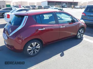 2016 Nissan LEAF SL with VIN 1N4BZ0CP6GC312099, listed as a IAAI auction lot 41799303 with 81,827 mi miles. Bid and sale history available at carsss.com. Image 4.