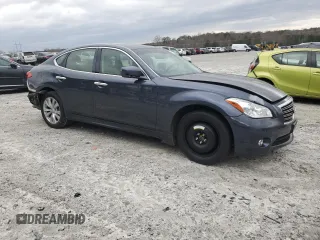 2011 Infiniti M with VIN JN1BY1AR6BM375779, listed as a Copart auction lot 47879435 with 245,770 mi miles and Salvage Title. Bid and sale history available at DreamBid. Image 4.