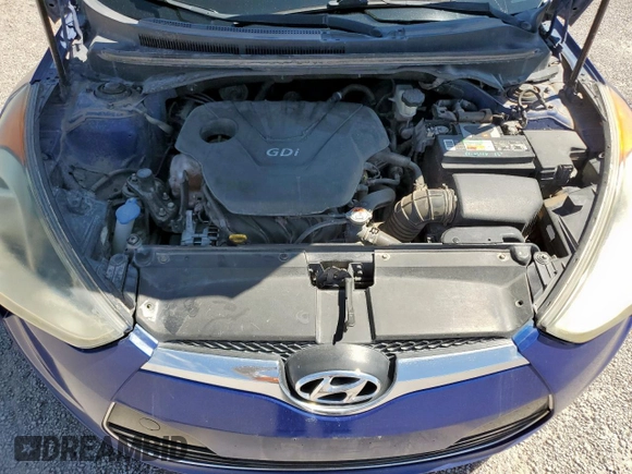 2013 Hyundai Veloster w/Red Int with VIN KMHTC6AD2DU150842, listed as a Copart auction lot 66378455 with 119,901 mi miles and Clean title. Bid and sale history available at DreamBid. Image 11.