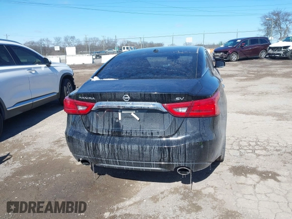 2017 Nissan Maxima SV with VIN 1N4AA6AP8HC441553, listed as a IAAI auction lot 41595557 with 96,076 mi miles and . Bid and sale history available at DreamBid. Image 16.