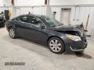 2016 Buick Regal Premium II with VIN 2G4GS5GX4G9157888, listed as a Copart auction lot 61869275 with 57,313 mi miles and Non repairable. Bid and sale history available at DreamBid. Image 4.