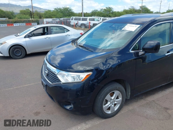 2017 Nissan Quest SV with VIN JN8AE2KP4H9169686, listed as a IAAI auction lot 42185479 with 78,102 mi miles. Bid and sale history available at carsss.com. Image 6.