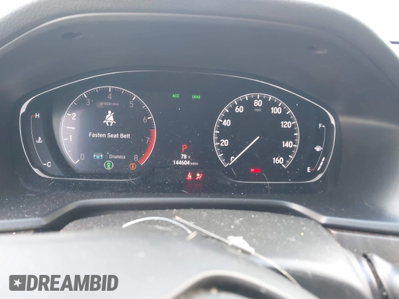 2018 Honda Accord EX with VIN 1HGCV1F40JA048593, listed as a IAAI auction lot 42572510 with 144,604 mi miles and . Bid and sale history available at DreamBid. Image 7.