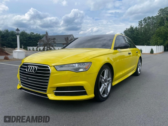 2016 Audi A6 Premium Plus with VIN WAUGFAFC8GN117551, listed as a Copart auction lot 65941565 with 153,367 mi miles and Clean title. Bid and sale history available at DreamBid. Image 2.