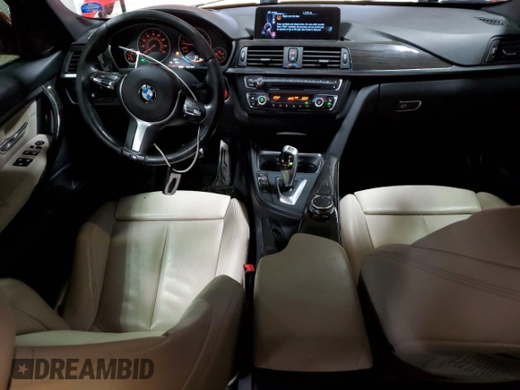 2015 BMW 3 Series 335i xDrive with VIN WBA3B9G54FNR94397, listed as a Copart auction lot 57778775 with 163,748 mi miles and Clean title. Bid and sale history available at DreamBid. Image 8.