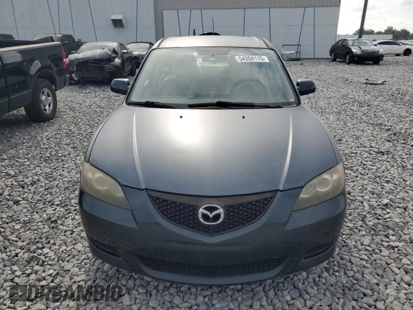 2006 Mazda 3 i with VIN JM1BK12F761483967, listed as a Copart auction lot 54204115 with 60,871 mi miles and Salvage Title. Bid and sale history available at carsss.com. Image 5.