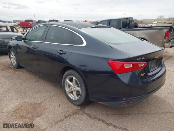 2017 Chevrolet Malibu LS with VIN 1G1ZB5ST1HF106934, listed as a IAAI auction lot 41798091 with 135,932 mi miles. Bid and sale history available at carsss.com. Image 3.