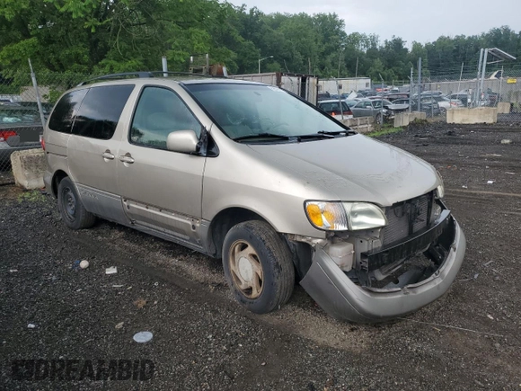 2003 Toyota Sienna LE with VIN 4T3ZF13C33U540296, listed as a Copart auction lot 62643745 with 143,727 mi miles and Salvage title. Bid and sale history available at DreamBid. Image 5.
