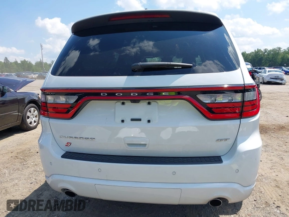 2025 Dodge Durango GT Plus with VIN 1C4RDJDG4SC532619, listed as a IAAI auction lot 42733995 with 3,163 mi miles and . Bid and sale history available at DreamBid. Image 17.
