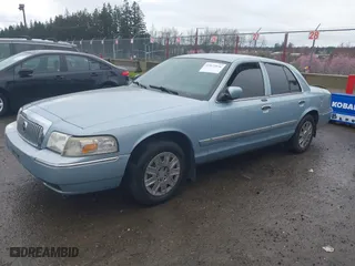 2007 Mercury Grand Marquis GS with VIN 2MEFM74V27X618105, listed as a IAAI auction lot 41872936 with 1 mi miles. Bid and sale history available at carsss.com. Image 2.