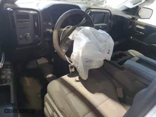 2018 Chevrolet Silverado 1500 Custom with VIN 1GCRCPEH6JZ100607, listed as a Copart auction lot 41499575 with 0 mi miles and Salvage Title. Bid and sale history available at carsss.com. Image 8.